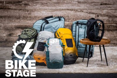 BikeStage 2022 – Evoc Neuheiten: E-Ride-Serie, leichter Hydro Pro-Rucksack & Gear Bags mit allen Schikanen