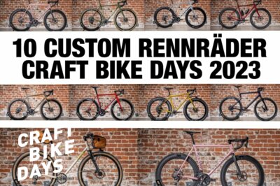 Craft Bike Days 2023 – Video Tag 2: 10 Custom-Bikes von BlingBling bis Bikepacking-Bolide