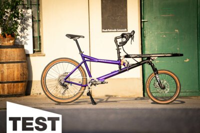 Hase Gravit Dust im Test: Mit dem Lastenrad auf Gravel Tour