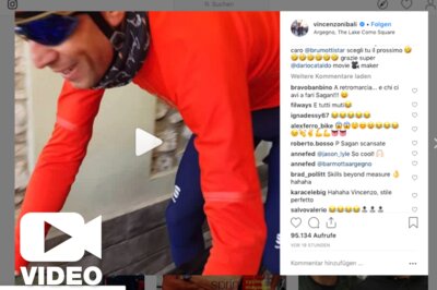 Treppenchallenge auf Instagram: Nibali macht den Sagan